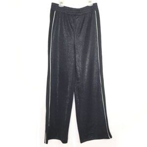 Forever 21 Black Metallic Sweatpants Track Pants M